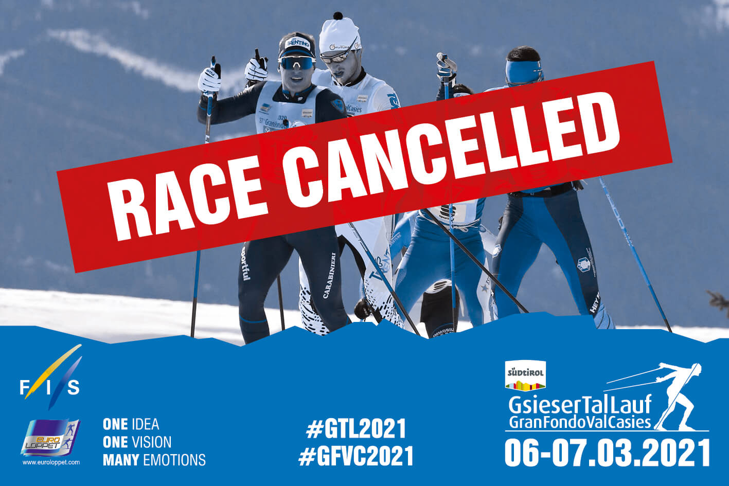 Gsiesertal Lauf cancelled!