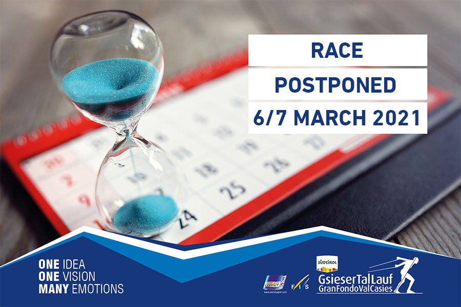 GsieserTal Lauf postponed to 6th/7th March!