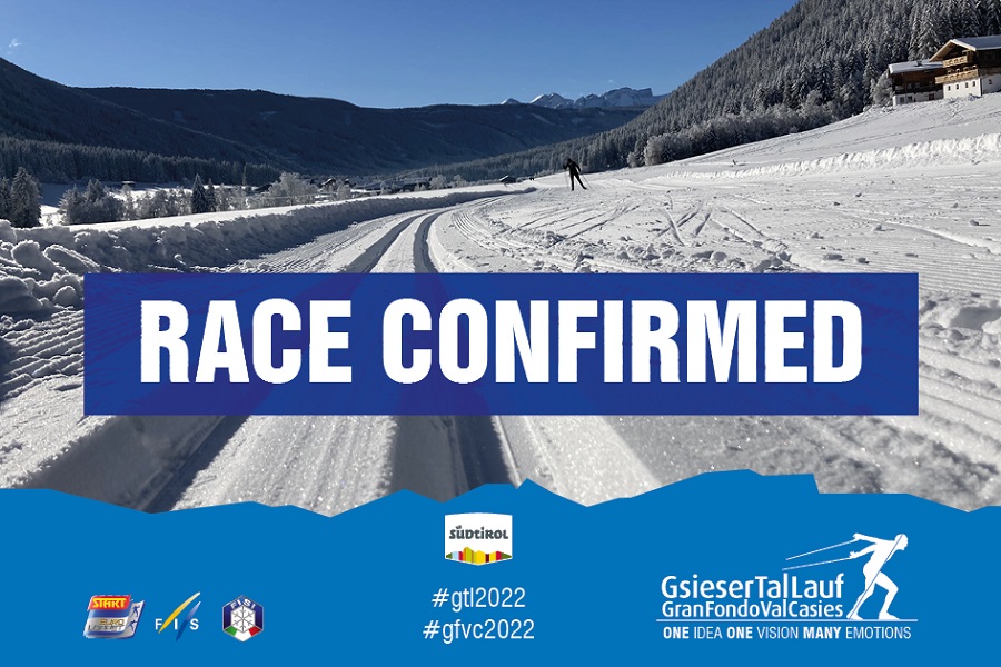 The GsieserTal Lauf is confirmed!